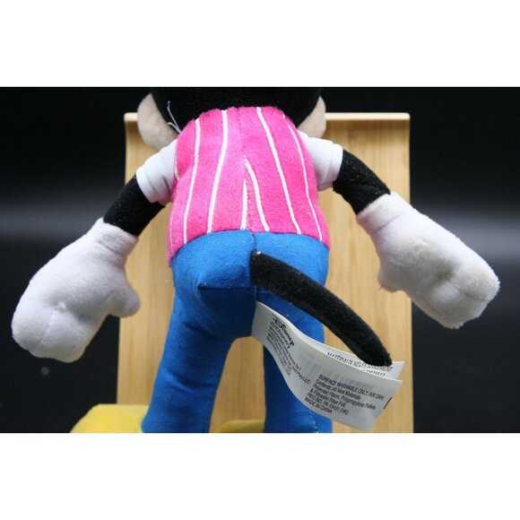 ⚡ Disney Mickey Mouse Valentines Day Plush Pink Heart Vest Small 9" BEANIE ⚡ - Picture 4 of 12